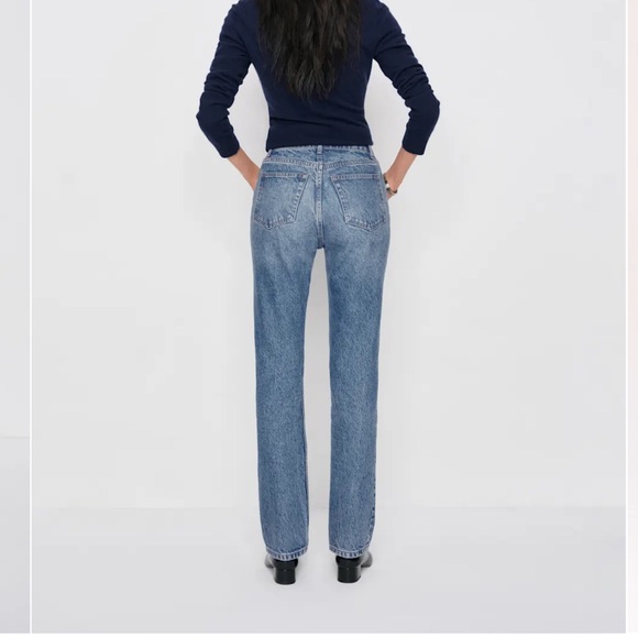 Reformation Cynthia High Rise Straight Jean - Picture 2 of 7